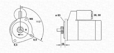 MAGNETI MARELLI 943251652010 -  Стартер